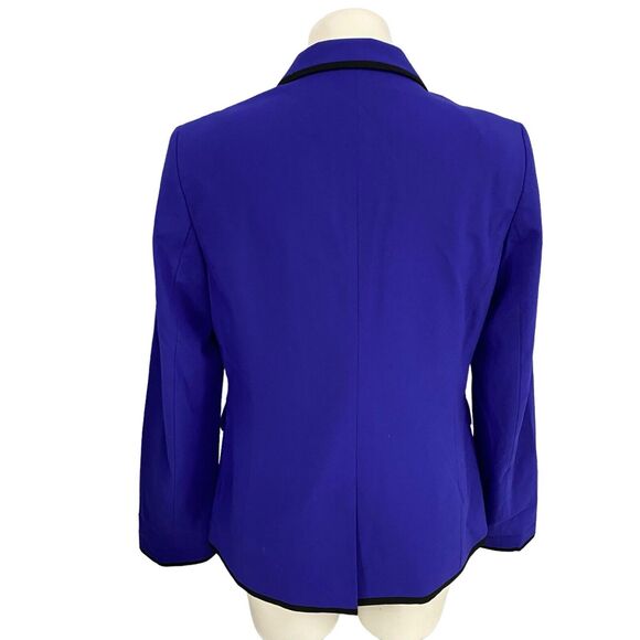 LOFT Blazer Womens Medium Purple Work Office Preppy Casual Lined Jacket Church - Picture 2 of 15